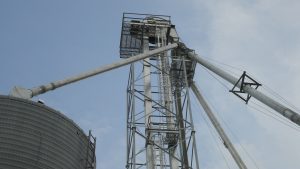 grain bin spouting