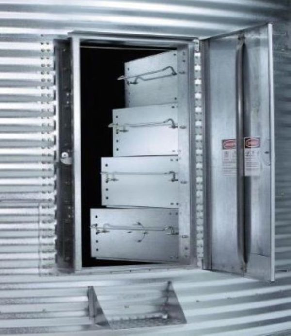 Narrow Corrugated Grain Doors