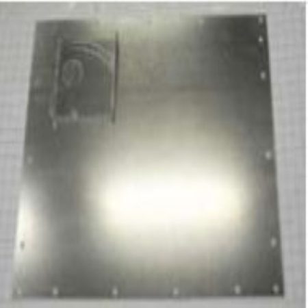 End Garner Galvanized Bulkhead w/ Wet Grain Sampler