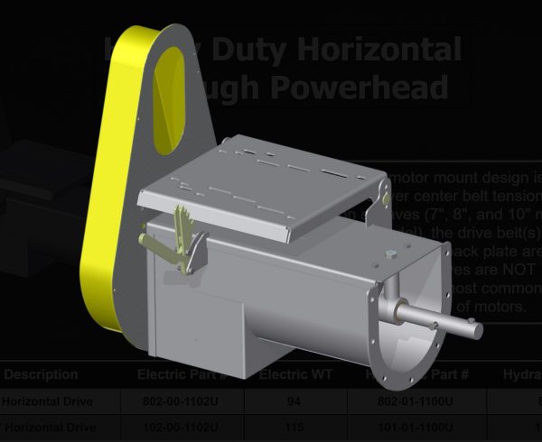 Grain Saver U-Trough Horizontal Powerhead