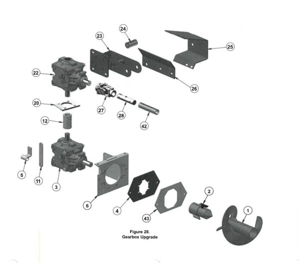 8in-Upper and Lower Gearbox Upgrade Kit for HARVEST-TIME - Image 9